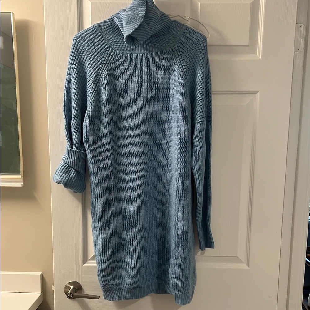 Missguided Blue Turtleneck Sweater